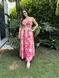Set Americano de Falda con Botones y Crop Top - Miniatura 2