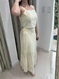Set de Falda y Crop Top en Ojalillo Azul Bebé y Amarillo Mantequilla - Miniatura 2