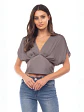Set Americano de Seda para Mujer Blanca, Negro y Taro - Miniatura 3