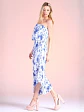Jumper Americano Strapless Tie Dye Azul para Mujer - Miniatura 2