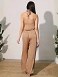 Jumper Americano Beige con Diseño de Cuello para Mujer - Miniatura 2