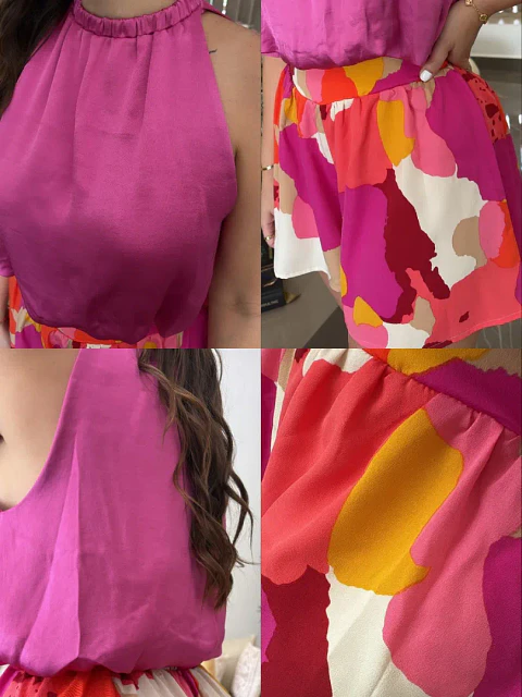 Short Americano Estampado para Mujer
