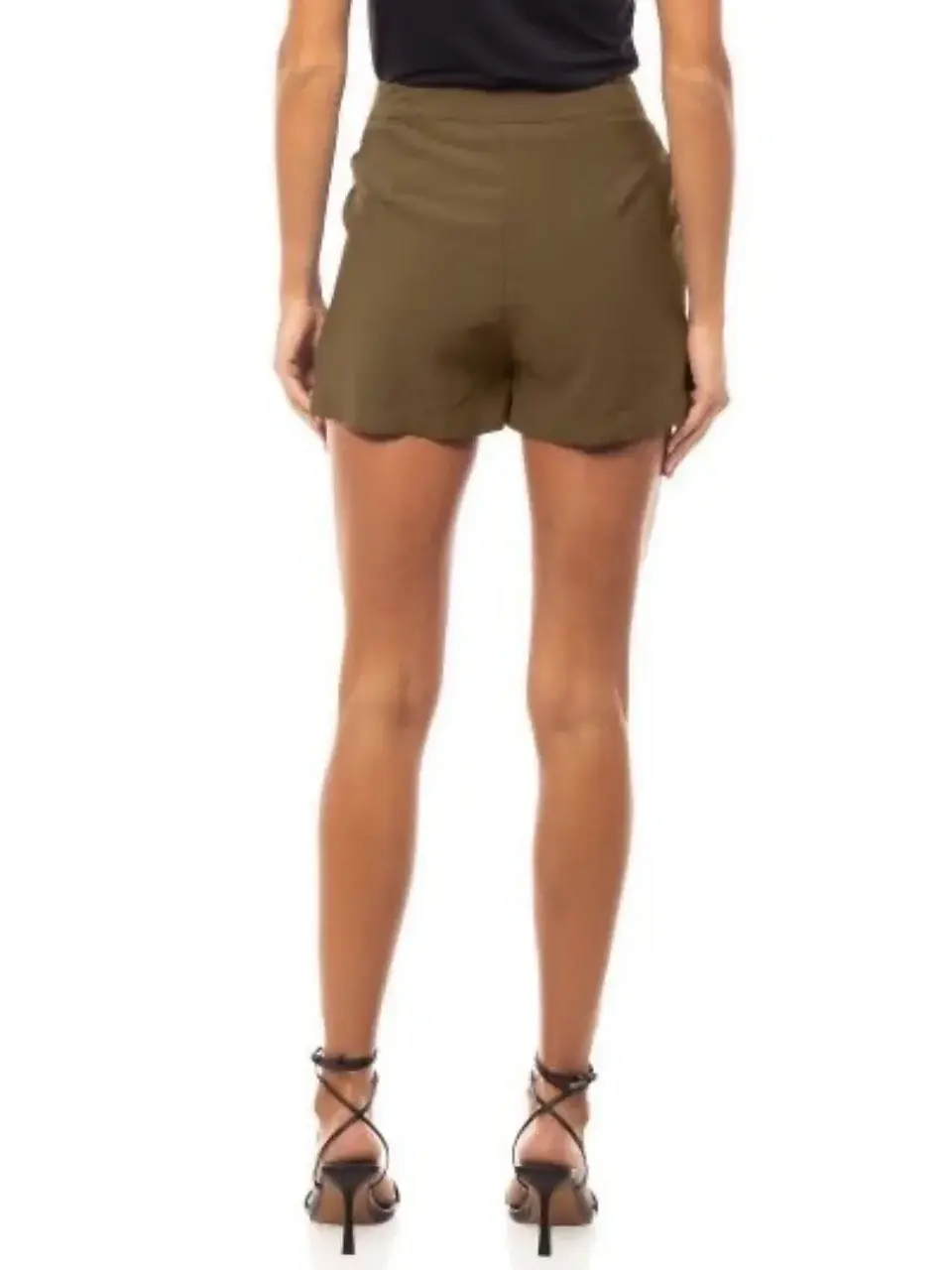 Short Americano Rosado y Verde Oliva para Mujer 3