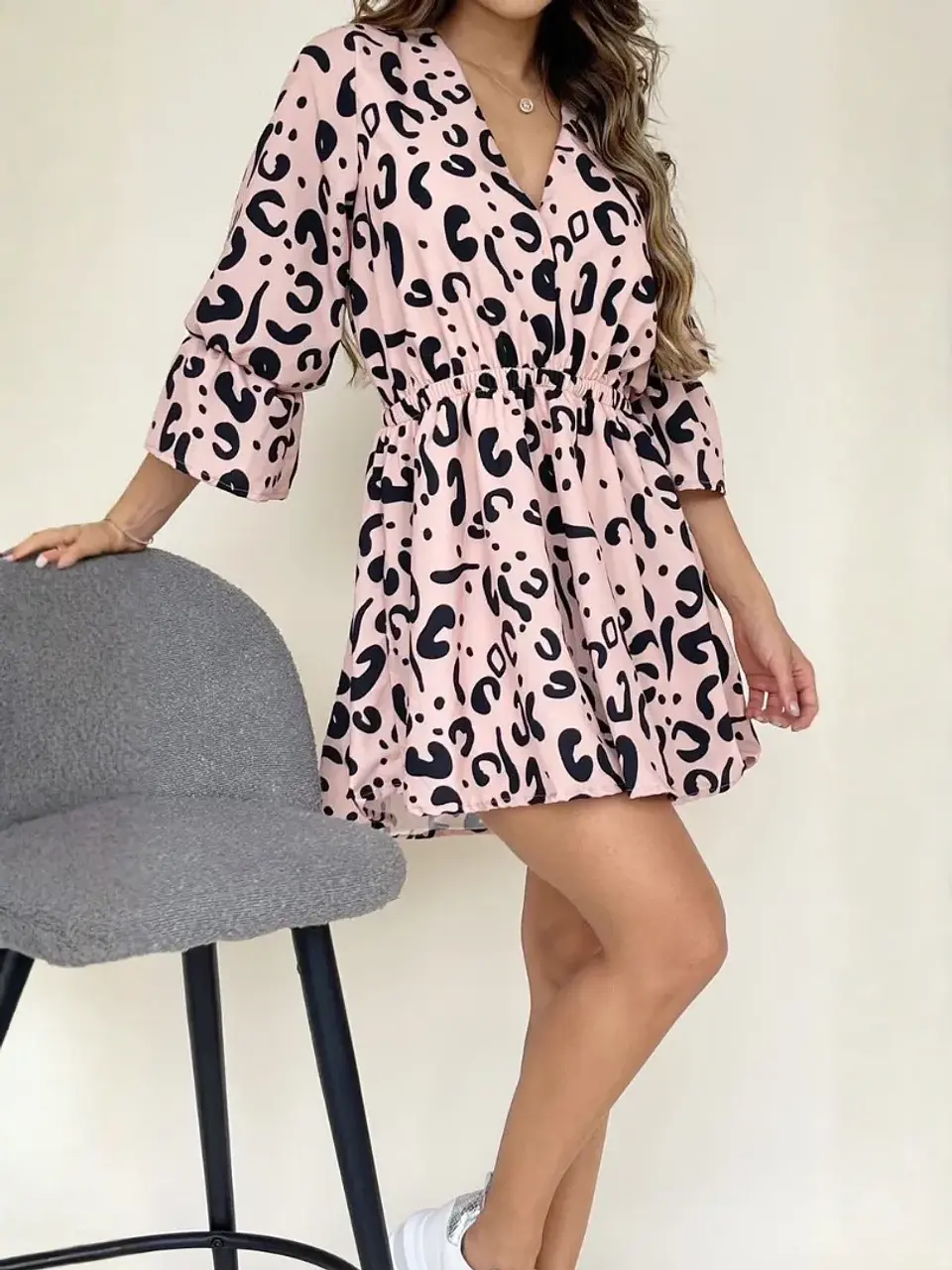 Vestido Animal Print para Mujer Talla Única 1