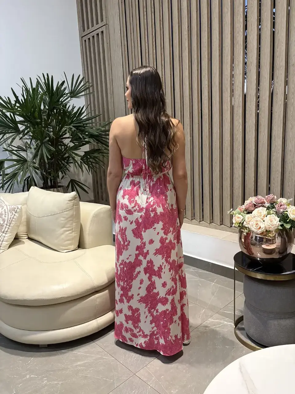 Vestido Americano Estampado para Mujer 2
