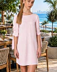 Vestido Americano Rosa Durazno y Amarillo para Mujer - Miniatura 2