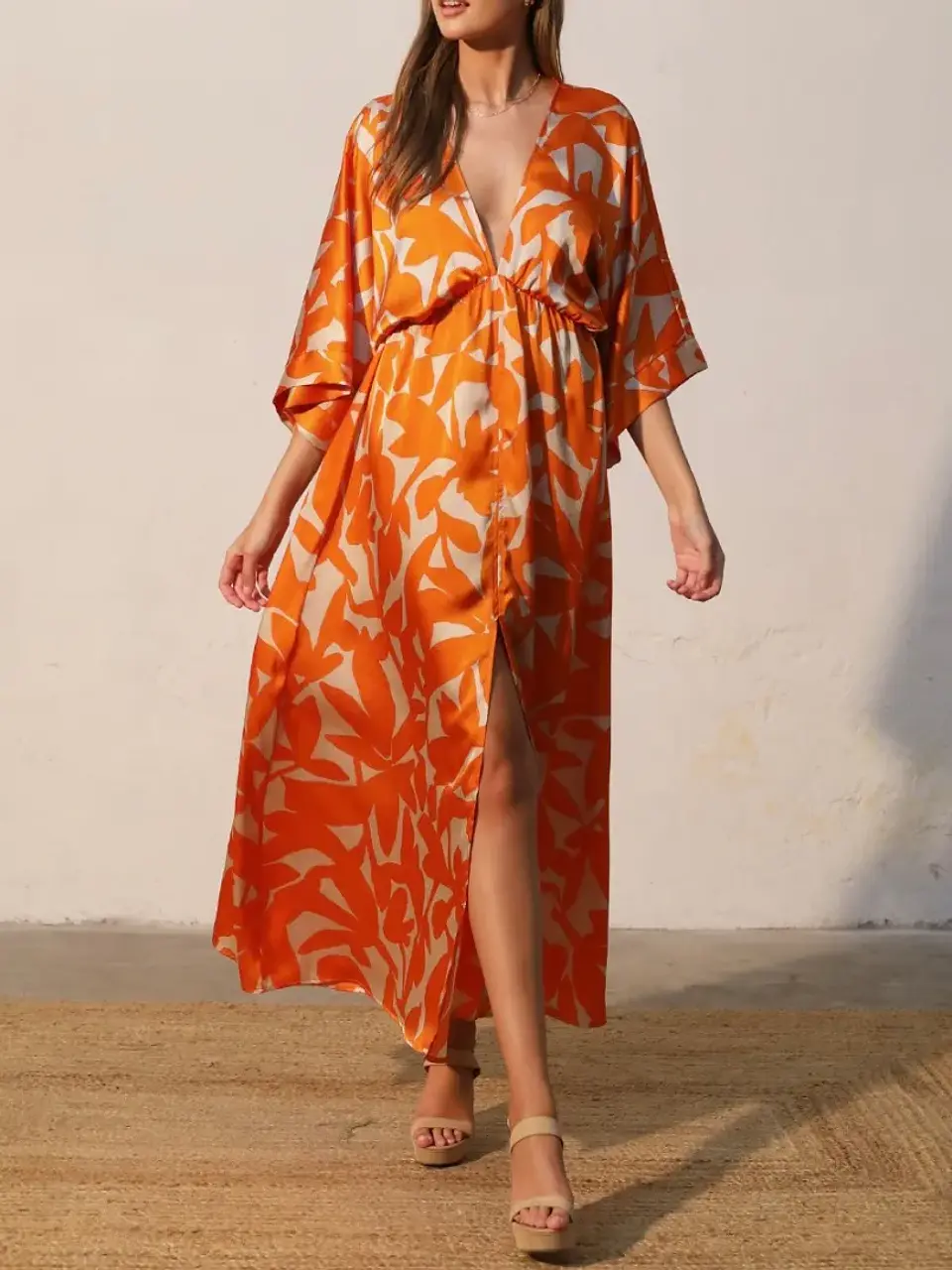 Vestido Colección Americana Estampado Floral para Mujer 1