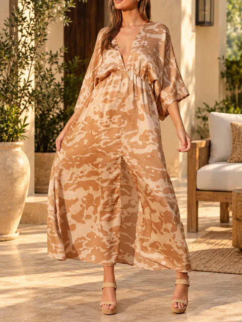 Vestido Colección Americana Estampado para Mujer