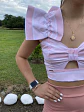 Top Corto en Varios Colores Rosa para Mujer - Miniatura 1
