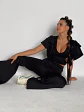Pantalón Nude y Negro para Mujer - Miniatura 2