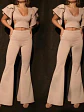 Pantalón Nude y Negro para Mujer - Miniatura 3