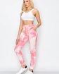 Pantalón Sudadera Americano Tie Dye Fucsia y Lavanda - Miniatura 2