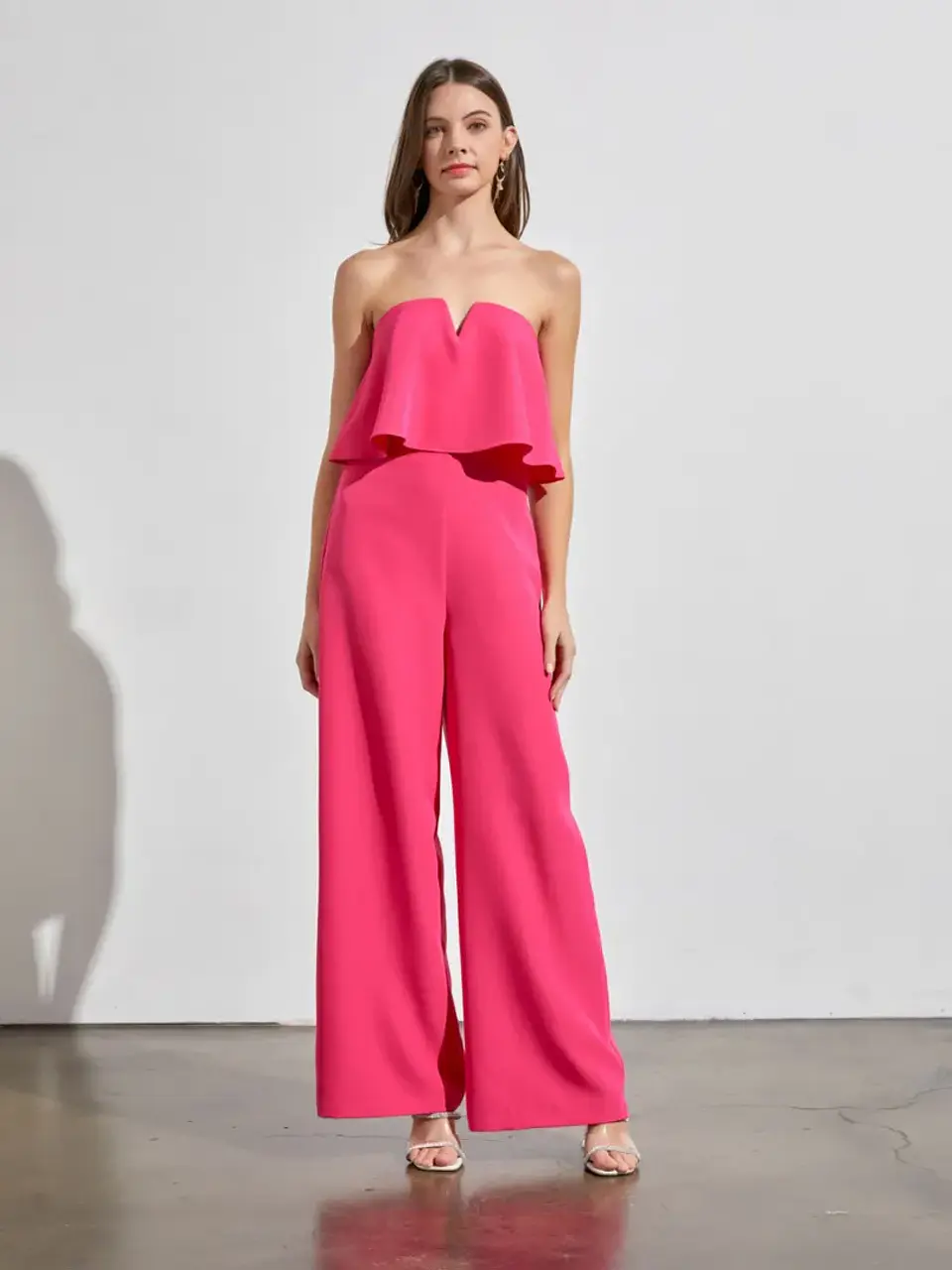 Jumper American Collection Strapless Fucsia para Mujer 1