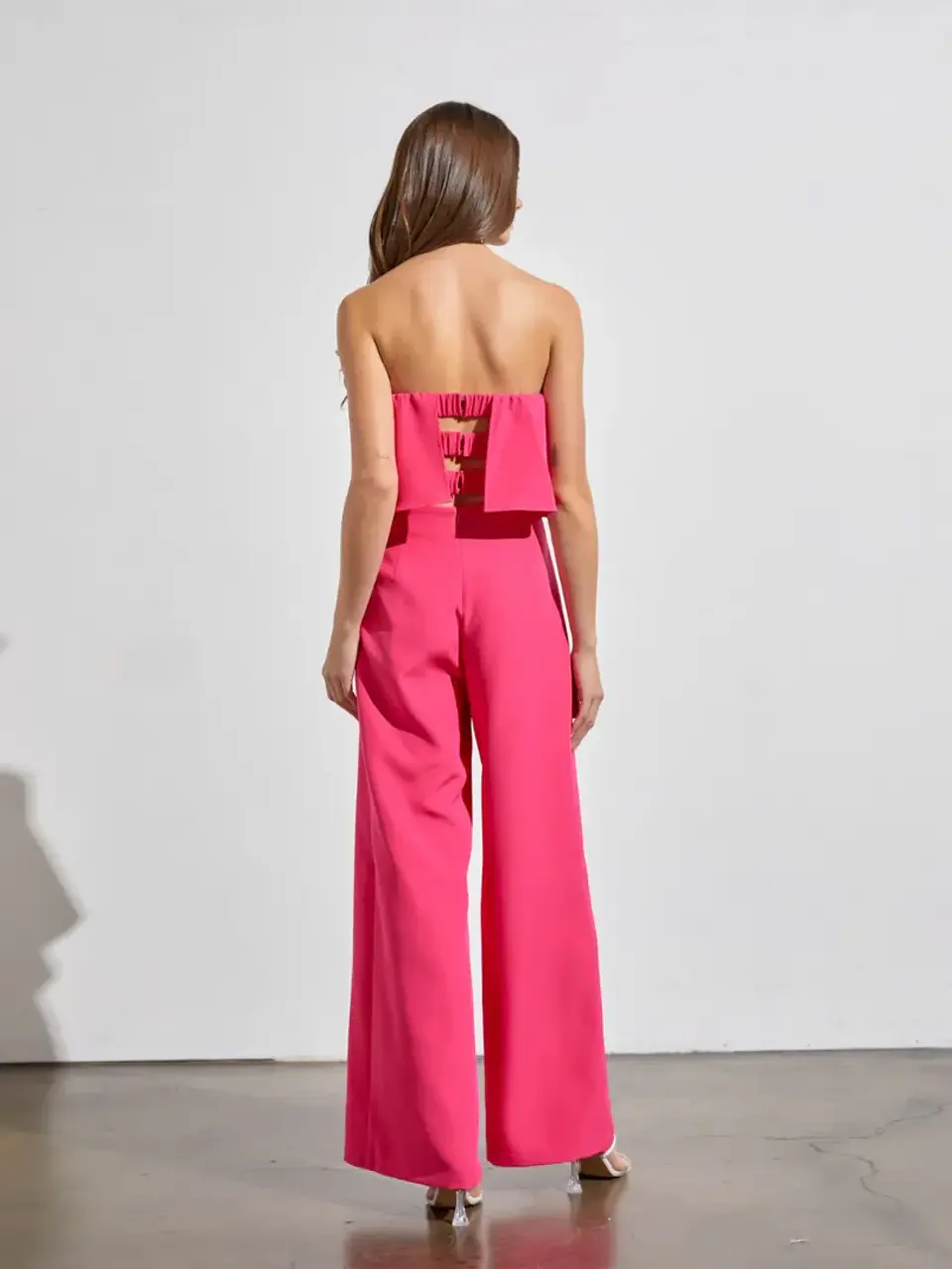 Jumper American Collection Strapless Fucsia para Mujer 2