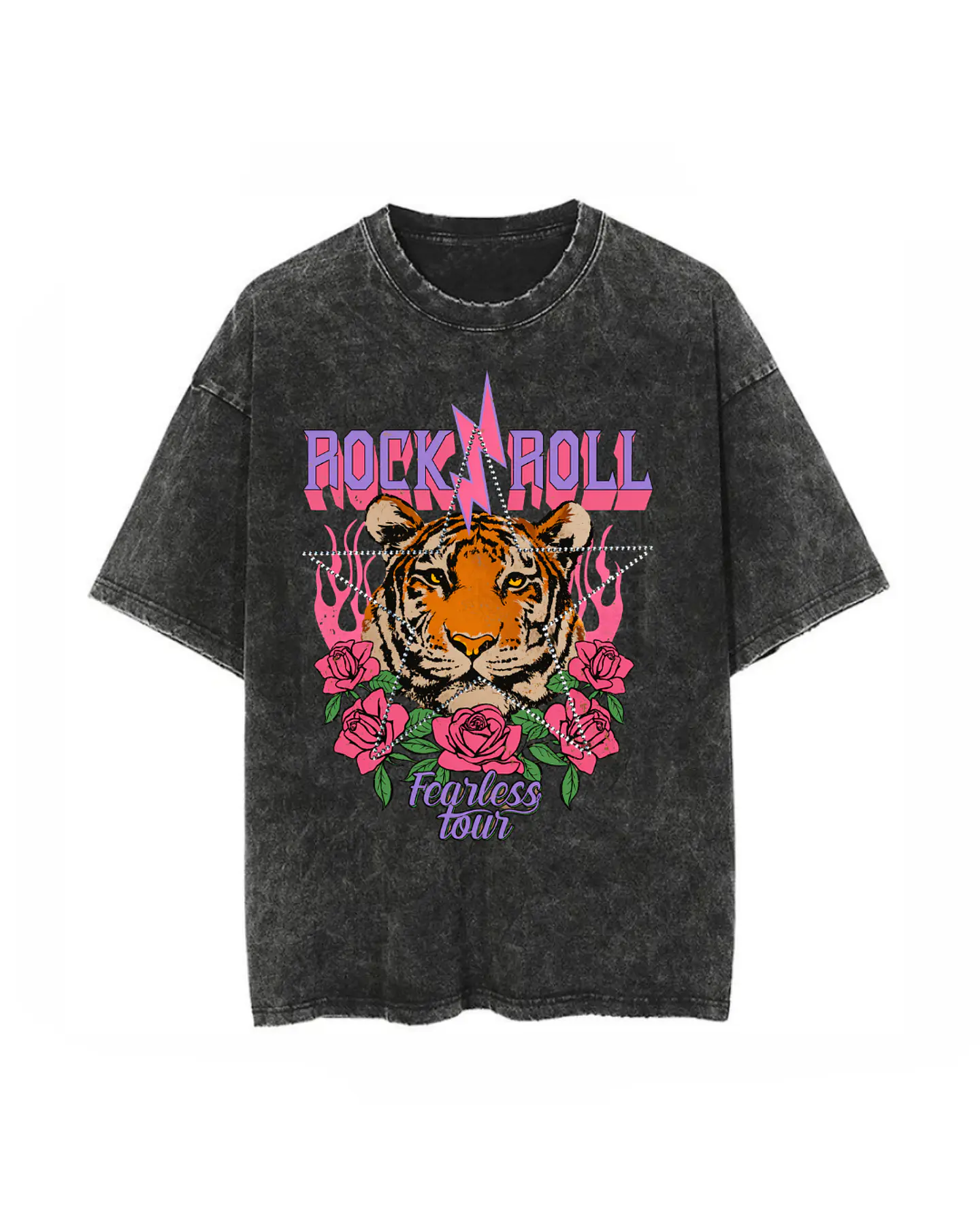 POLERA ROCK ROLL TIGER 1