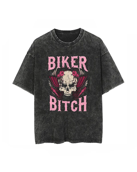 POLERA BIKER BITCH