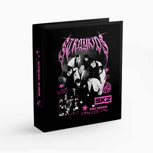 BINDER A4 STRAY KIDS PINK