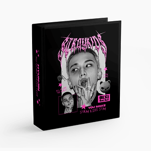 BINDER A4 STRAY KIDS HYUNJIN PINK