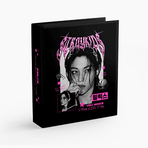 BINDER A4 STRAY KIDS FELIX PINK