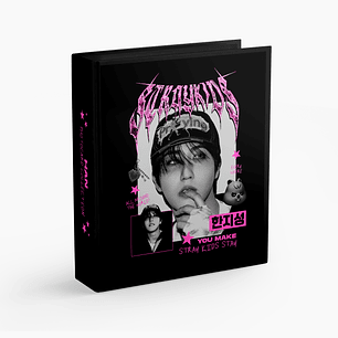 BINDER A4 STRAY KIDS HAN PINK