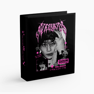 BINDER A4 STRAY KIDS I.N PINK