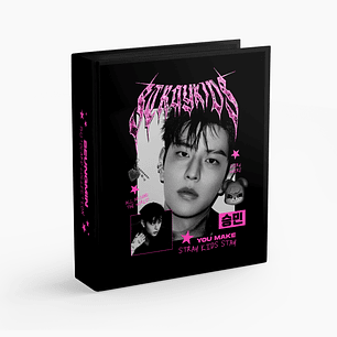 BINDER A4 STRAY KIDS SEUNGMIN PINK