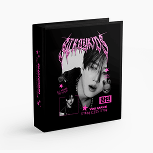 BINDER A4 STRAY KIDS CHANGBIN PINK