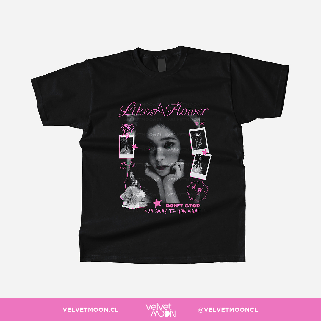 POLERA RED VELVET IRENE LIKE A FLOWER 1