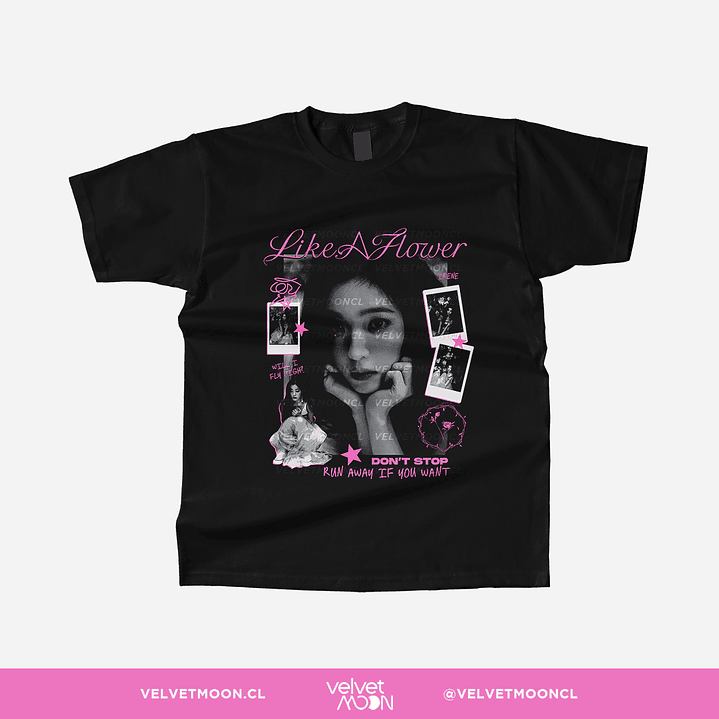 POLERA RED VELVET IRENE LIKE A FLOWER 1