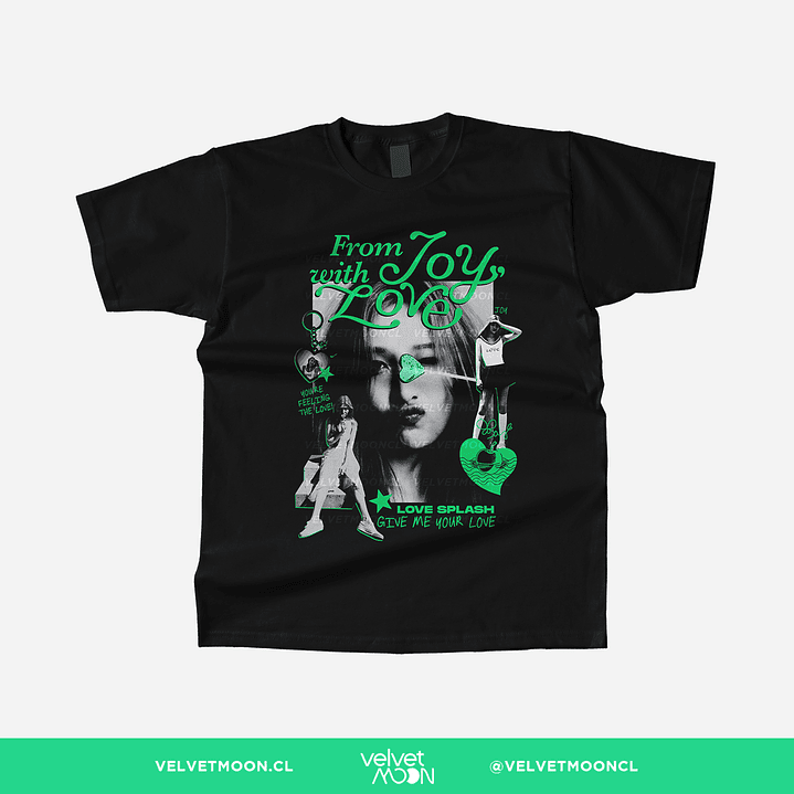 POLERA RED VELVET JOY FROM JOY WITH LOVE 1