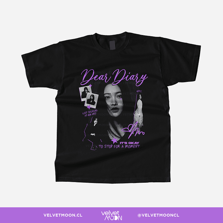 POLERA RED VELVET YERI DEAR DIARY 1