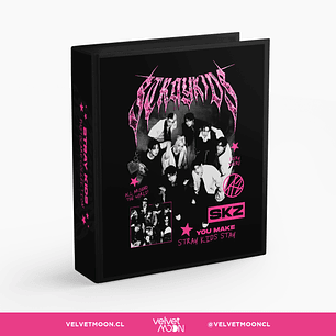 BINDER A4 STRAY KIDS PINK