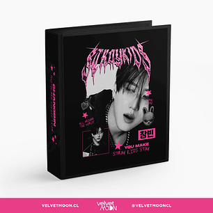 BINDER A4 STRAY KIDS CHANGBIN PINK
