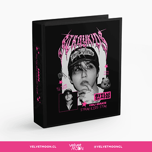 BINDER A4 STRAY KIDS HAN PINK