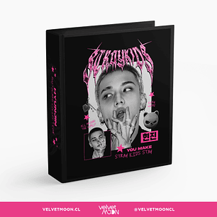 BINDER A4 STRAY KIDS HYUNJIN PINK