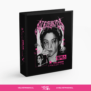 BINDER A4 STRAY KIDS FELIX PINK