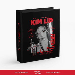 BINDER A4 ARTMS KIM LIP RED