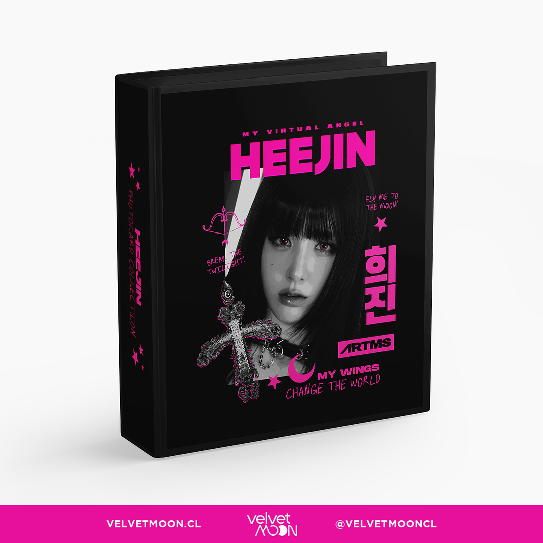 BINDER A4 ARTMS HEEJIN PINK 1