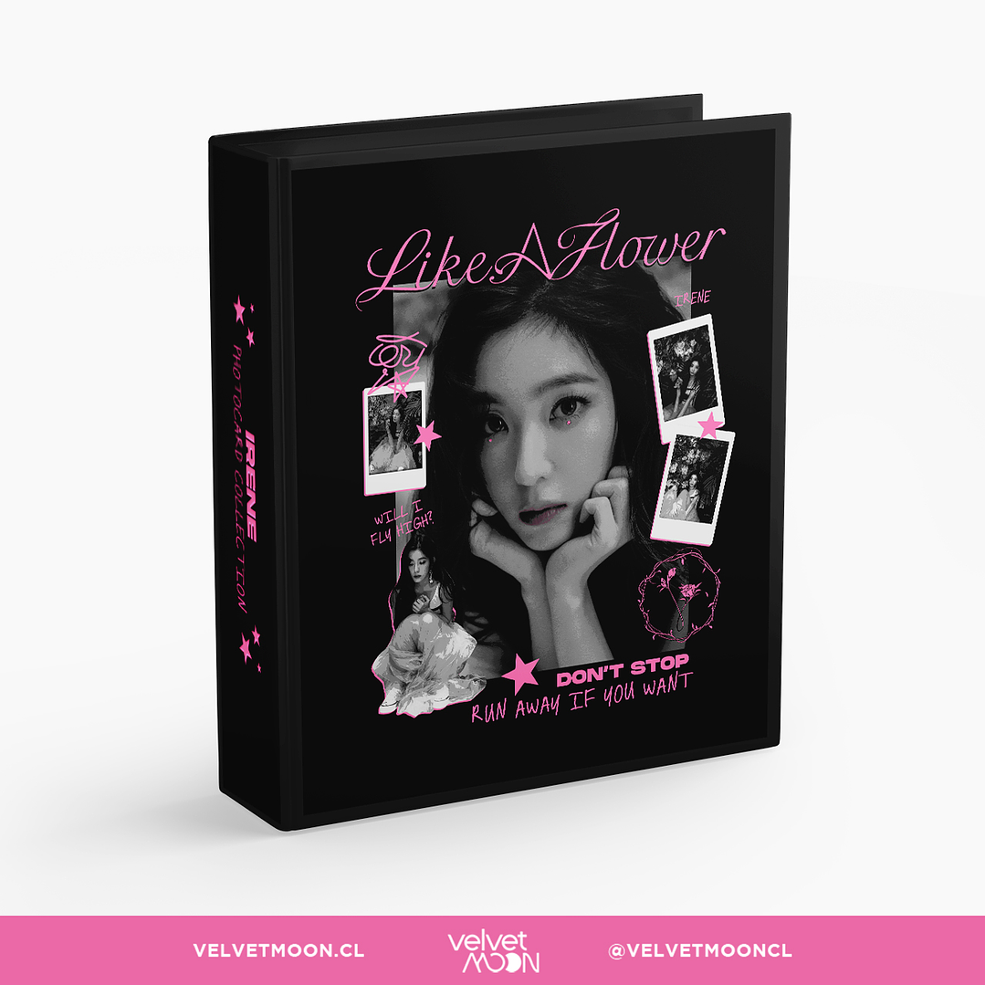 BINDER A4 RED VELVET IRENE LIKE A FLOWER 1