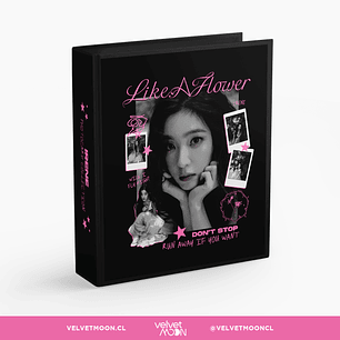 BINDER A4 RED VELVET IRENE LIKE A FLOWER