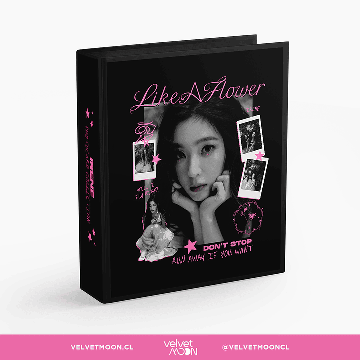 BINDER A4 RED VELVET IRENE LIKE A FLOWER 1