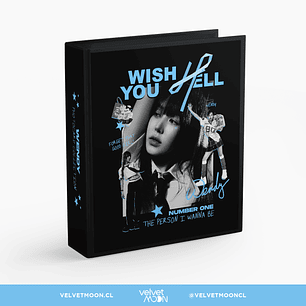 BINDER A4 RED VELVET WENDY WISH YOU HELL