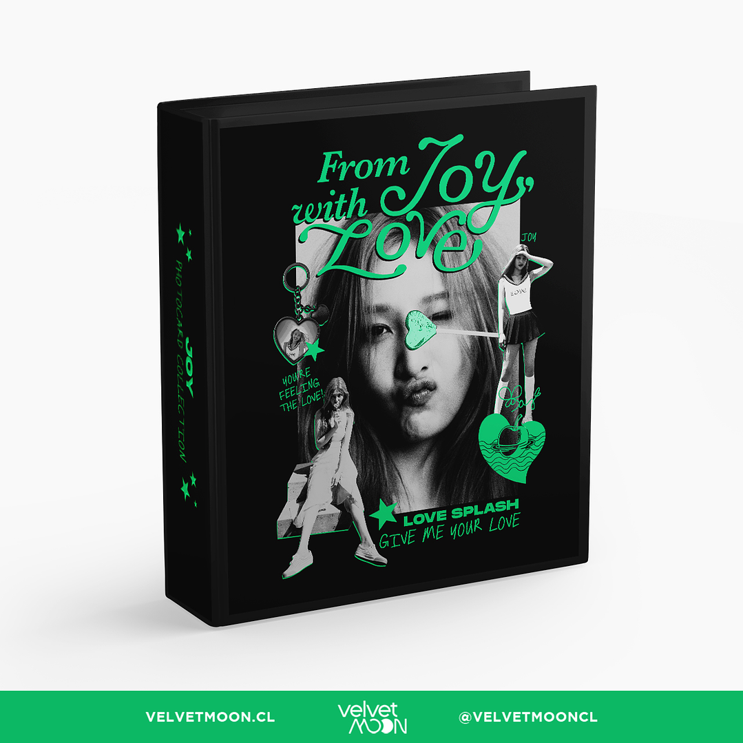 BINDER A4 RED VELVET JOY FROM JOY WITH LOVE 1