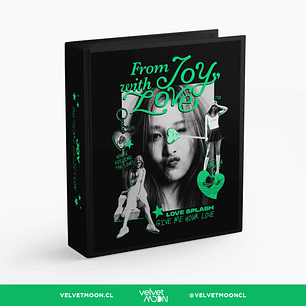 BINDER A4 RED VELVET JOY FROM JOY WITH LOVE