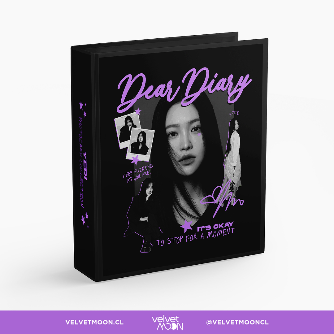BINDER A4 RED VELVET YERI DEAR DIARY 1