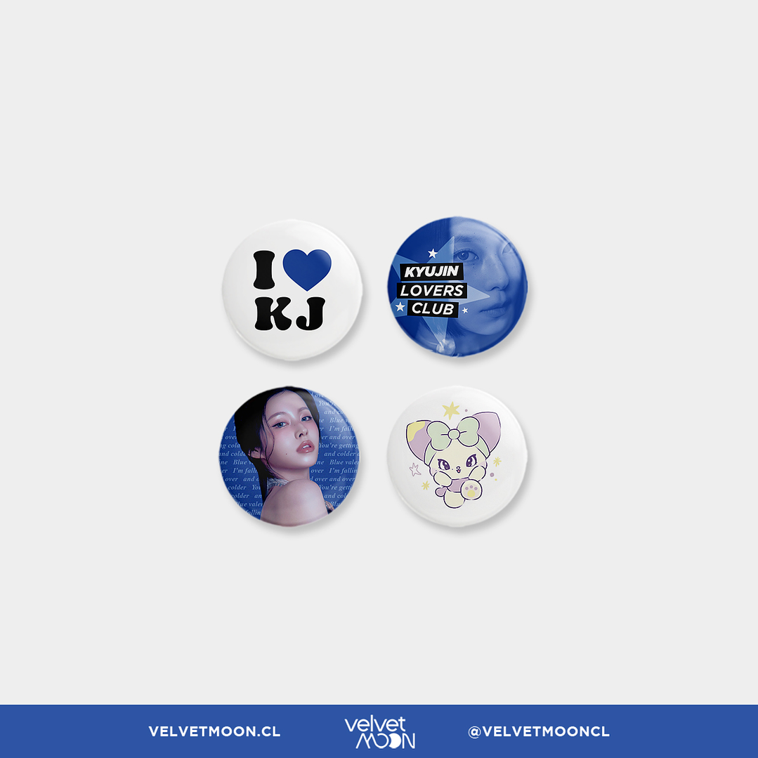 SET PINS NMIXX BLUE VALENTINE 1