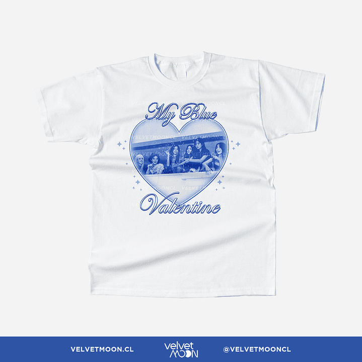 POLERA NMIXX BLUE VALENTINE 1
