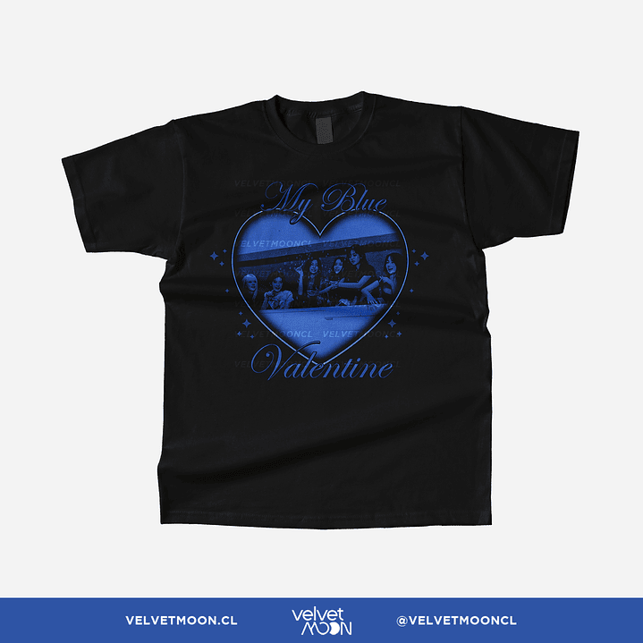 POLERA NMIXX BLUE VALENTINE 2