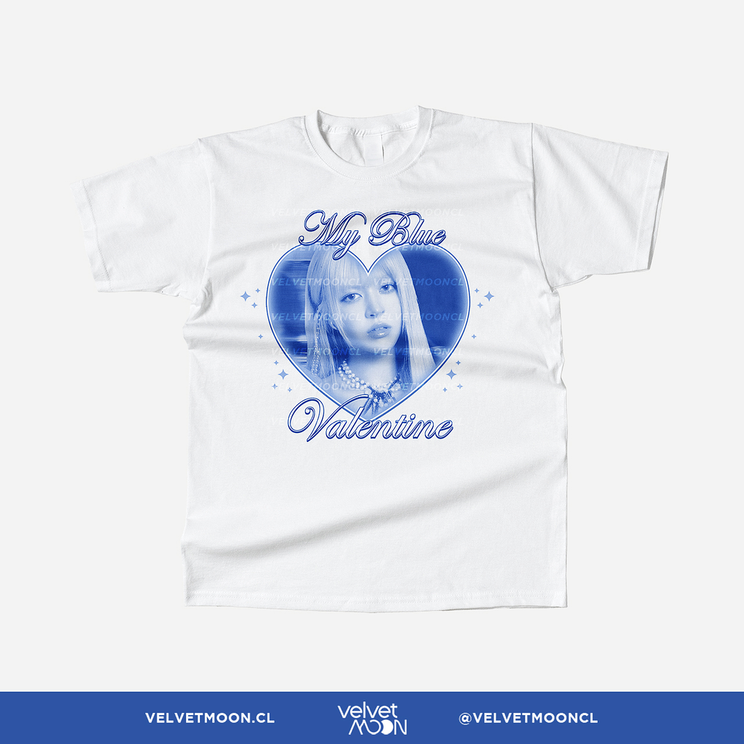 POLERA NMIXX LILY BLUE VALENTINE 1