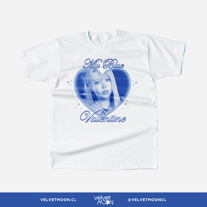 POLERA NMIXX LILY BLUE VALENTINE 1